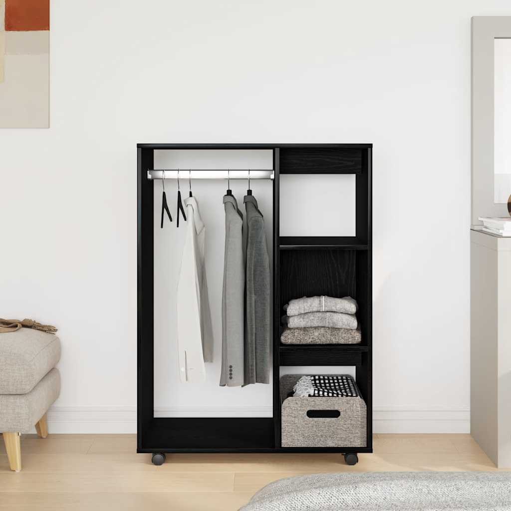 Kleiderschrank Schwarze Eiche 80 x 40 x 110 cm Holzwerkstoff