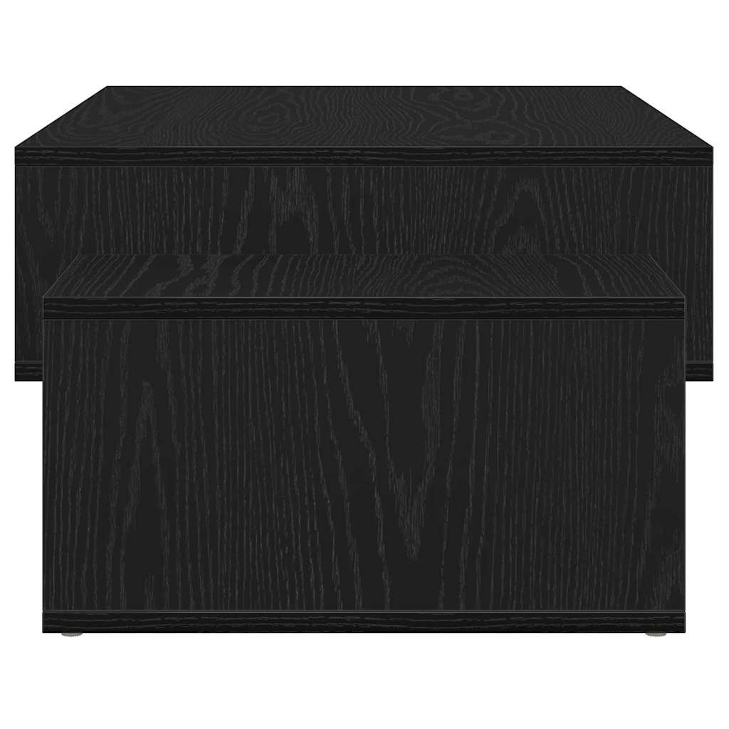 Couchtisch Schwarz Eichen-Optik 105x55x32 cm Holzwerkstoff