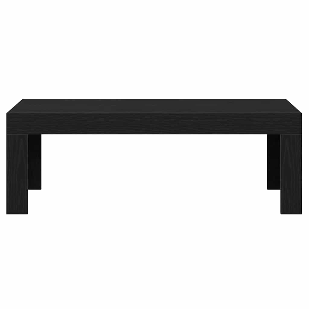 Couchtisch Schwarz Eichen-Optik 102 x 50 x 35 cm Holzwerkstoff