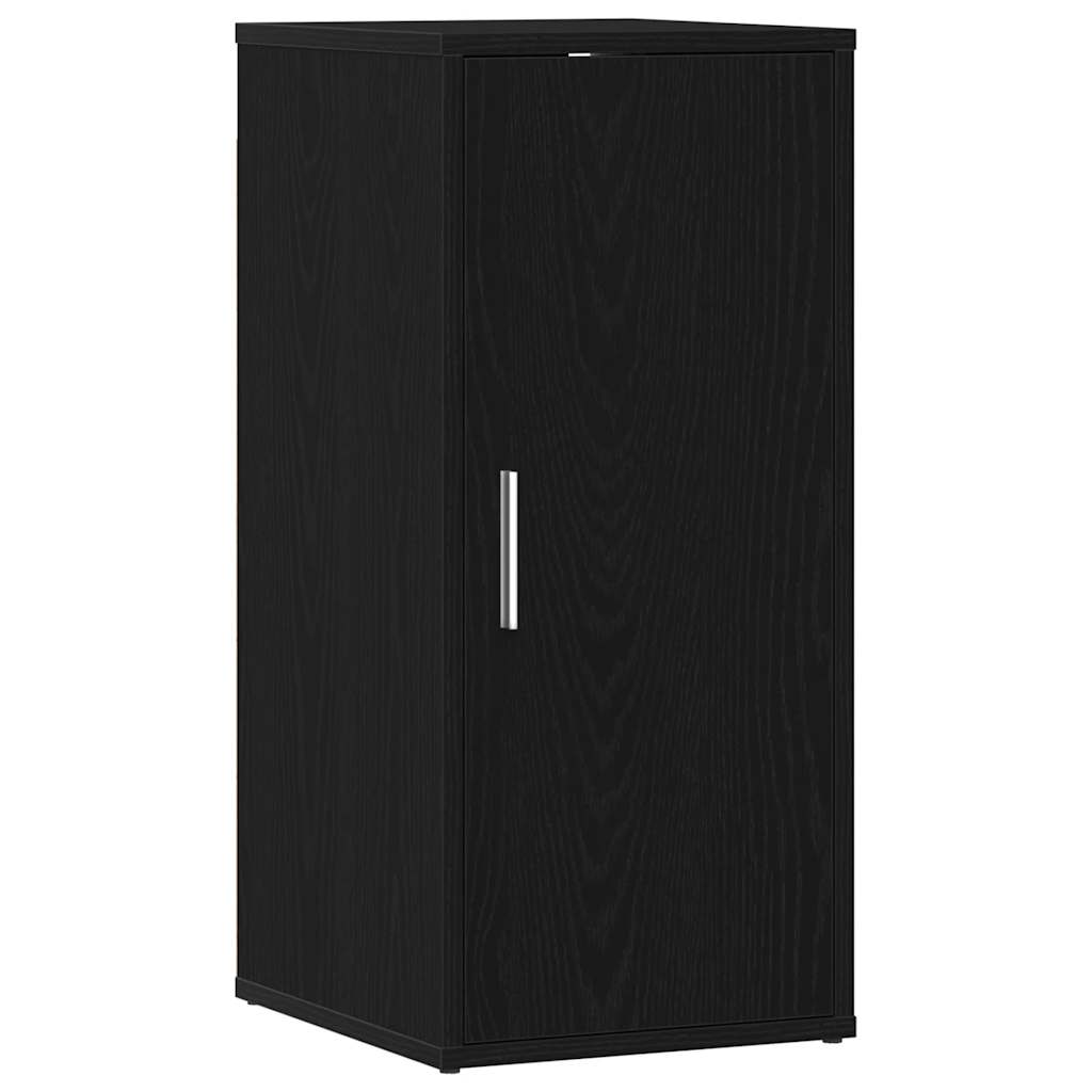 Schuhschrank Schwarz Eichen-Optik 32x35x70 cm Holzwerkstoff