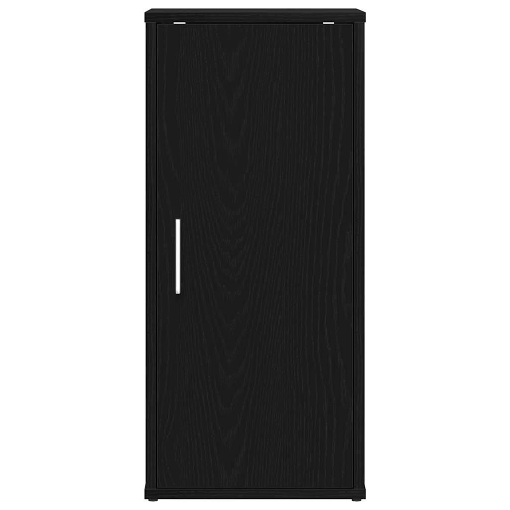 Schuhschrank Schwarz Eichen-Optik 32x35x70 cm Holzwerkstoff