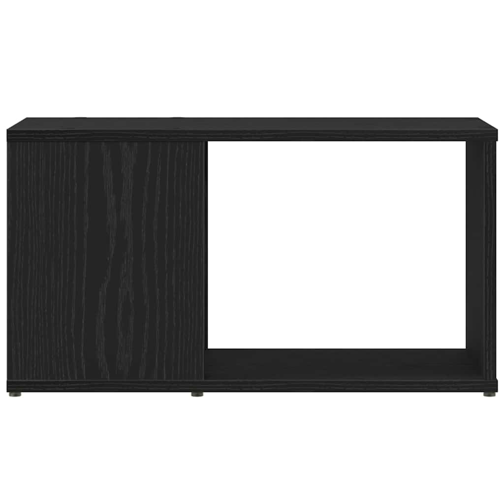 TV-Schrank Schwarz Eichen-Optik 60x24x32 cm Holzwerkstoff