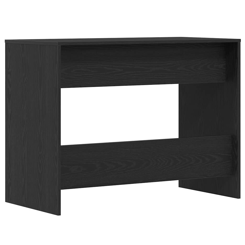 Schreibtisch Schwarz Eichen-Optik 101x50x76,5 cm Holzwerkstoff