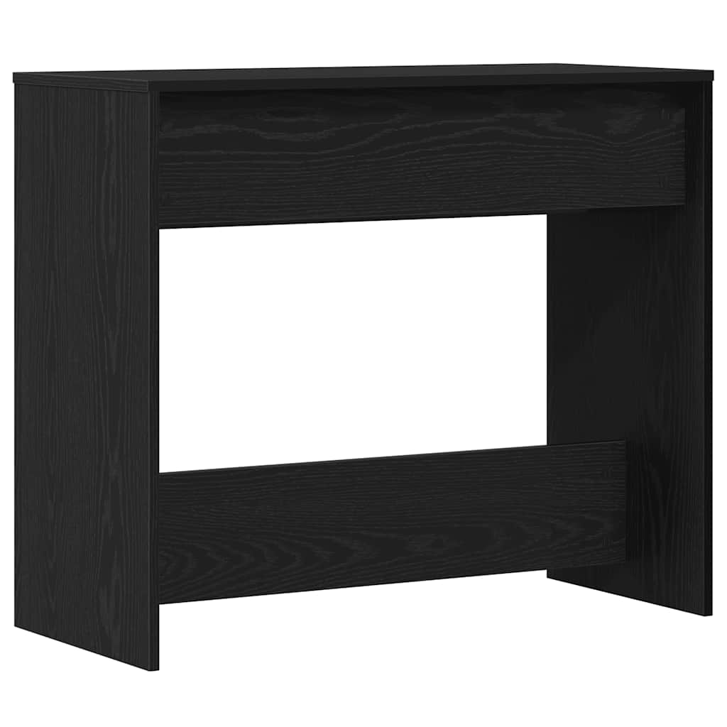 Konsolentisch Schwarz Eichen-Optik 89x41x76,5 cm Holzwerkstoff