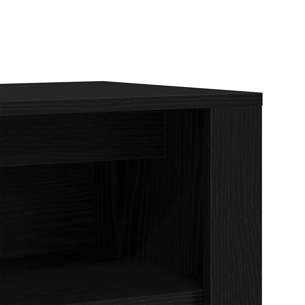 Schuhbank Schwarze Eiche 100 x 35 x 45 cm Holzwerkstoff