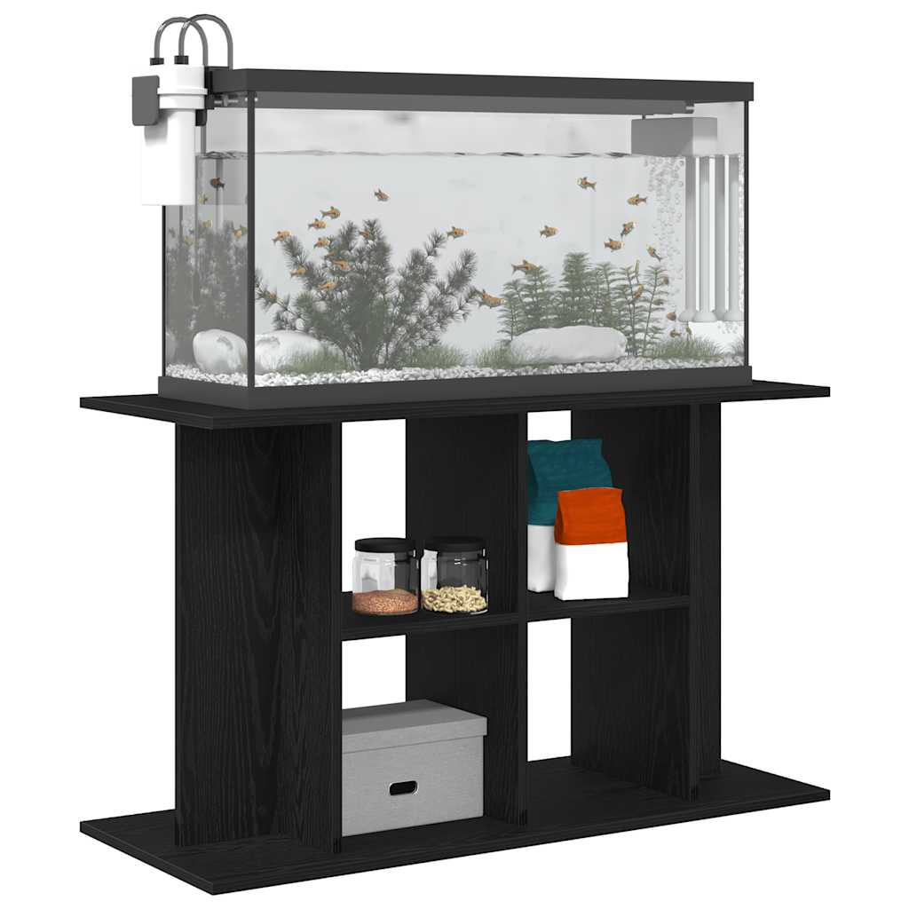 Aquariumständer Schwarze Eiche 100 x 40 x 60 cm Holzwerkstoff