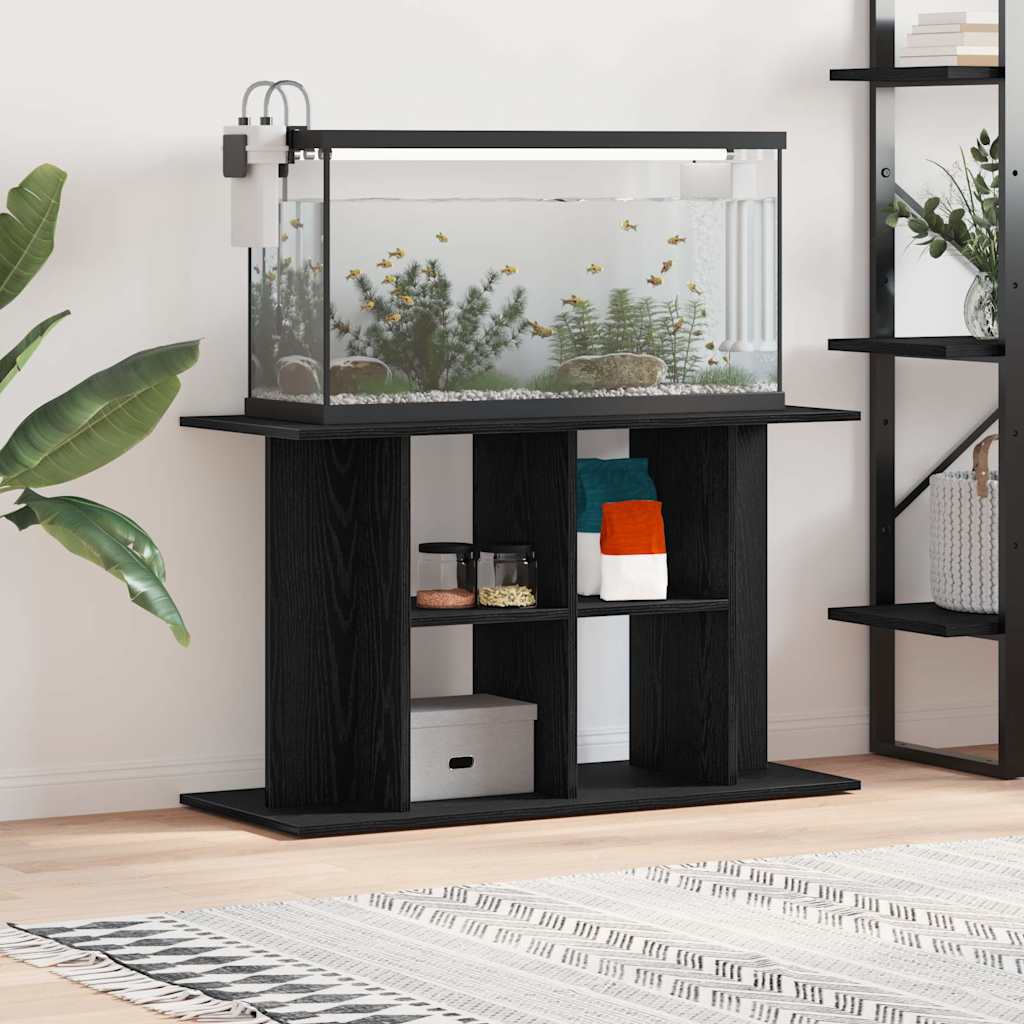 Aquariumständer Schwarze Eiche 100 x 40 x 60 cm Holzwerkstoff