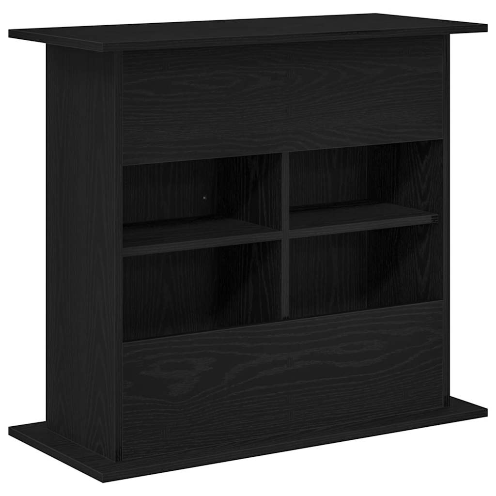 Aquariumständer Schwarze Eiche 81 x 36 x 73 cm Holzwerkstoff