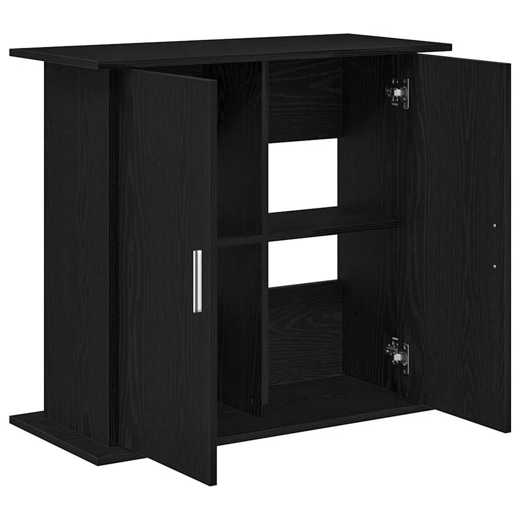 Aquariumständer Schwarze Eiche 81 x 36 x 73 cm Holzwerkstoff