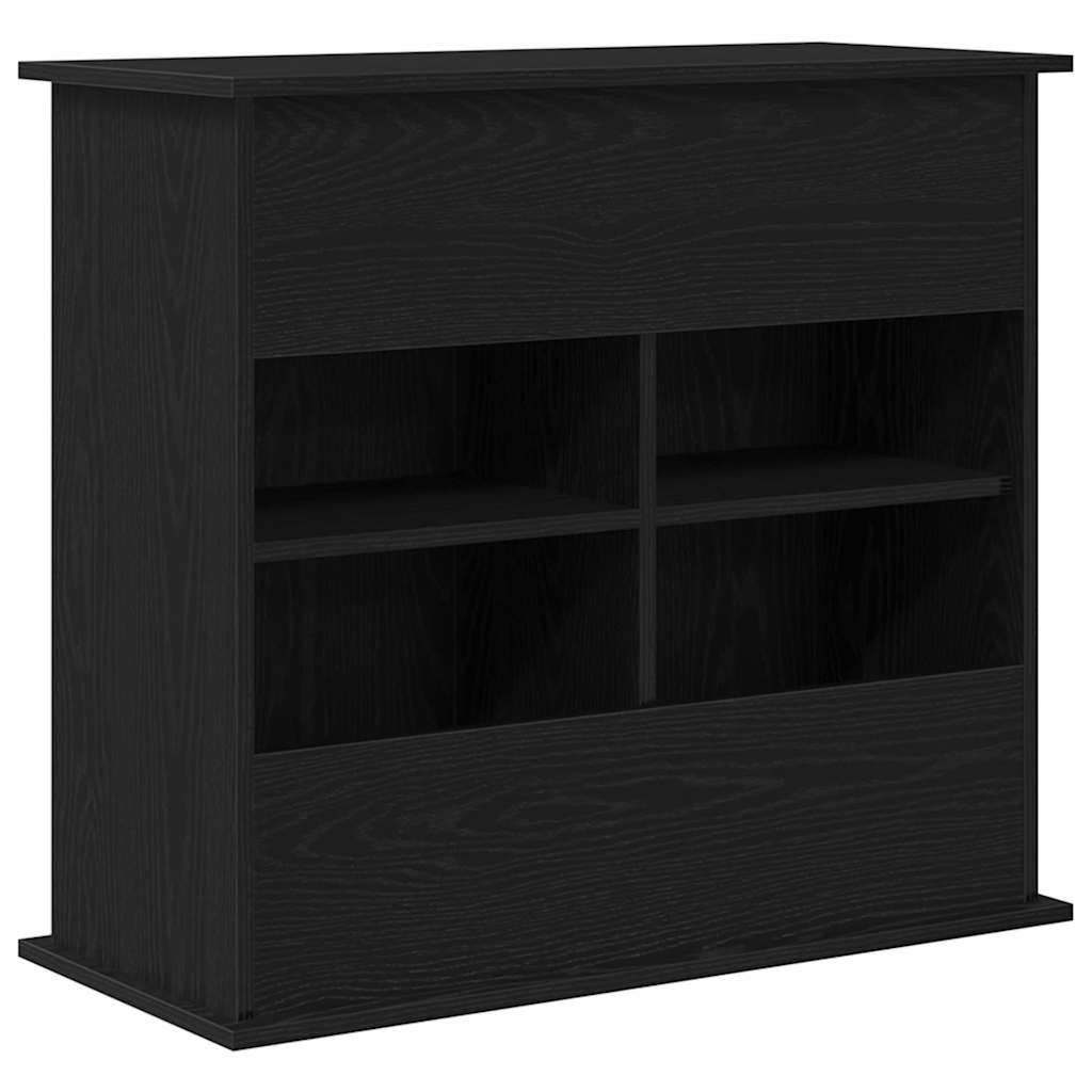 Aquariumständer Schwarze Eiche 81x36x73 cm Holzwerkstoff