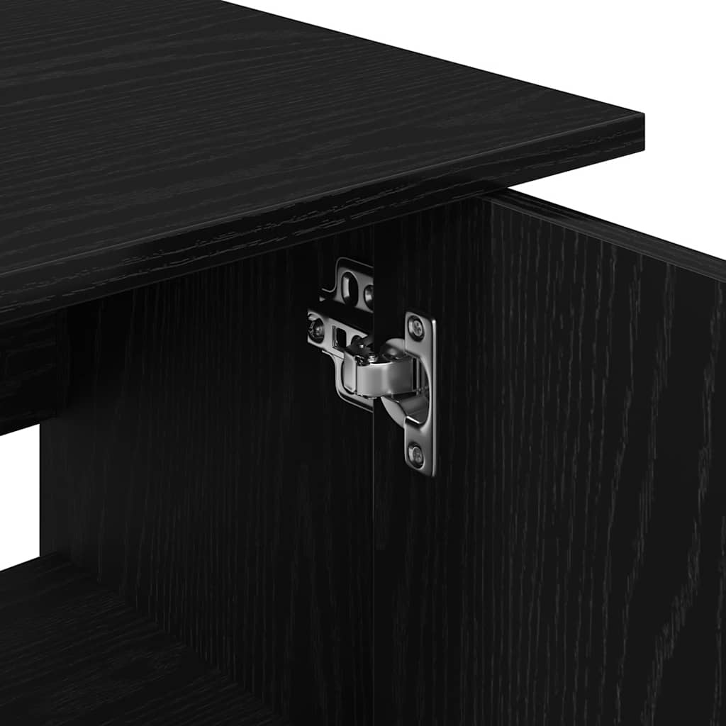 Aquariumständer Schwarze Eiche 81x36x73 cm Holzwerkstoff