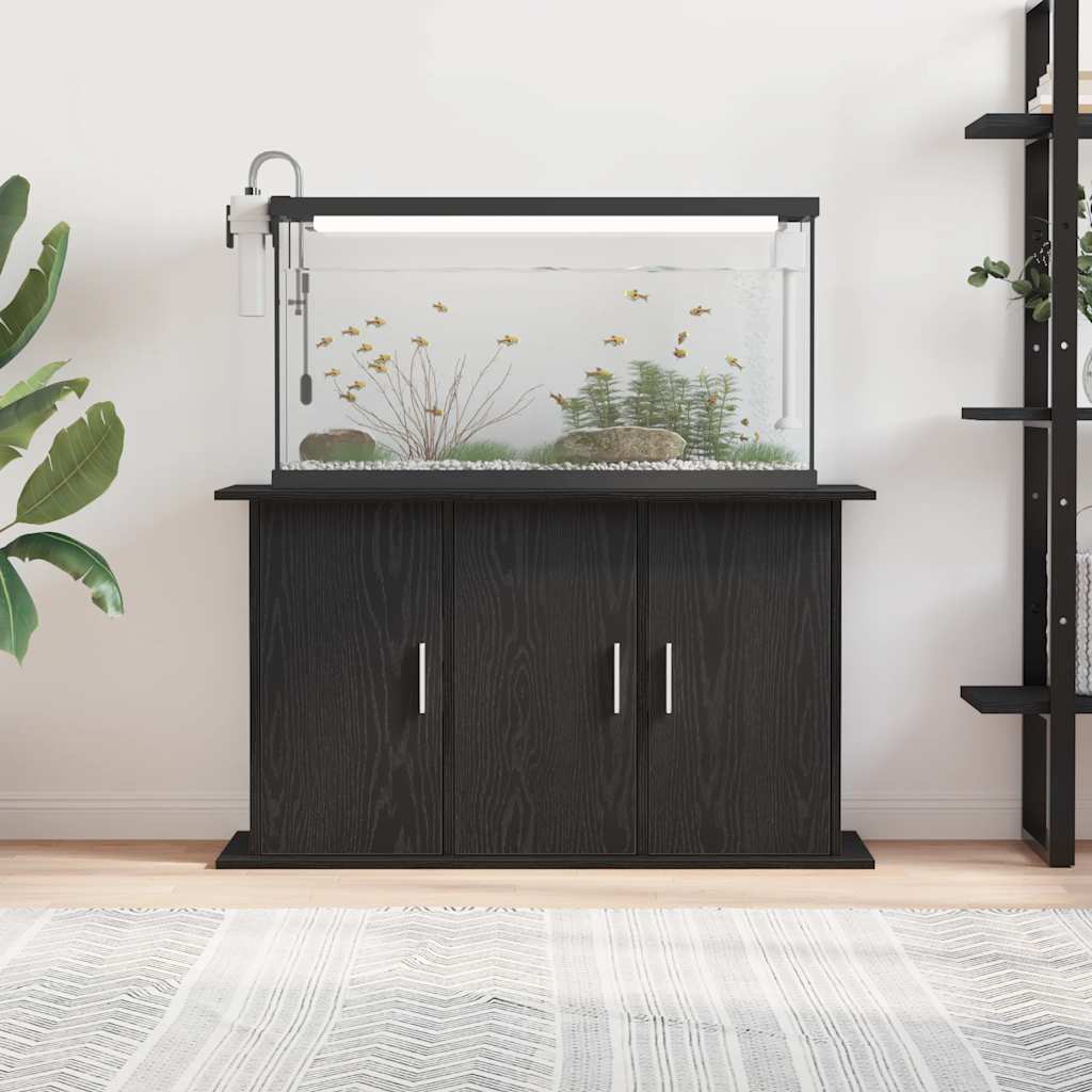 Aquariumständer Schwarze Eiche 101 x 41 x 58 cm Holzwerkstoff