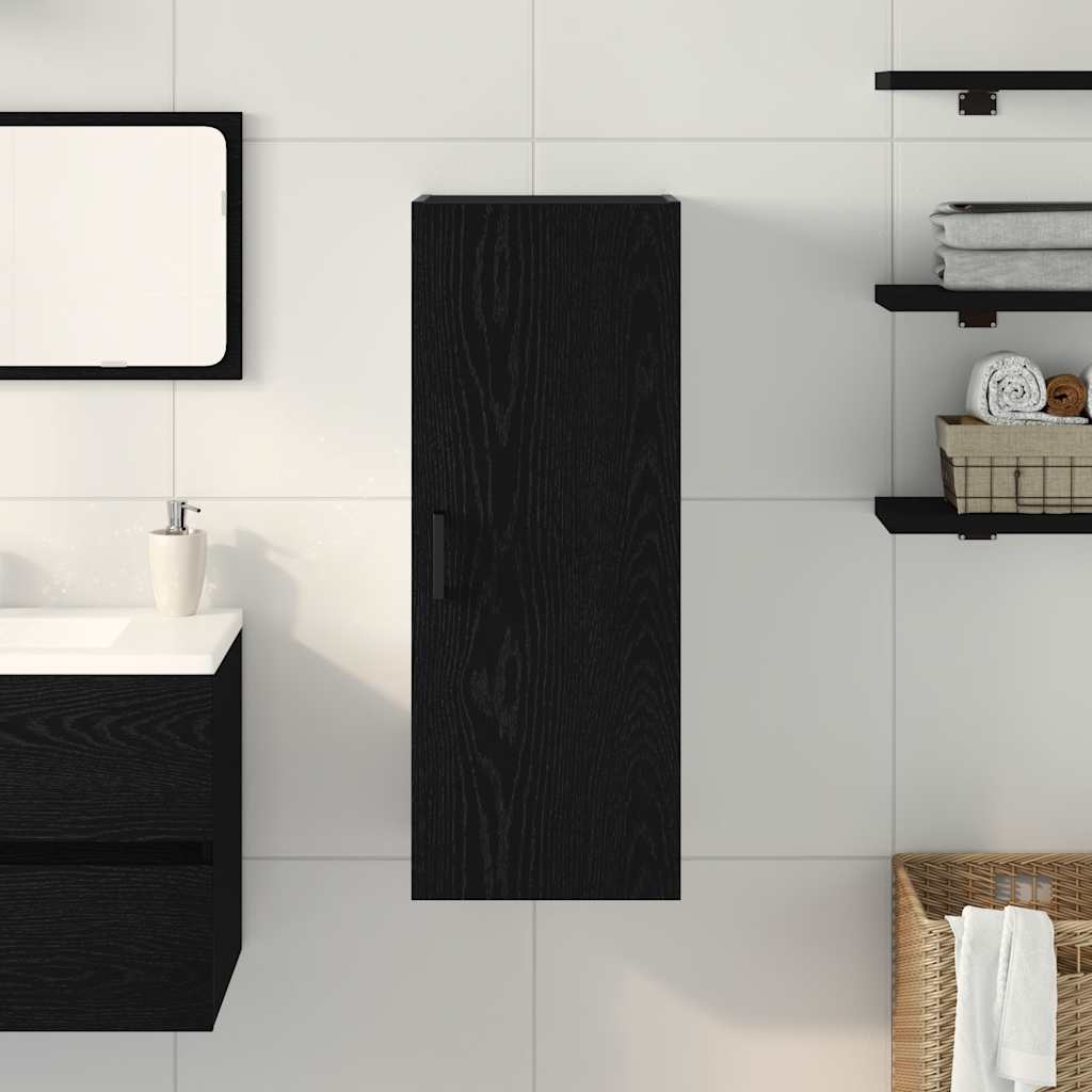 Wandschrank Schwarze Eiche 34,5 x 34 x 90 cm Holzwerkstoff