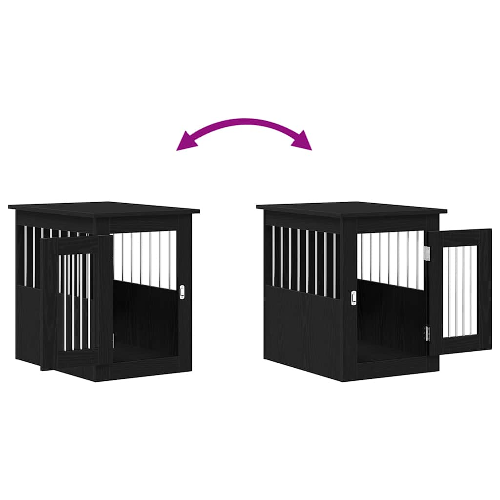 Hundebox-Möbel Schwarze Eiche 45 x 62 x 59 cm Holzwerkstoff