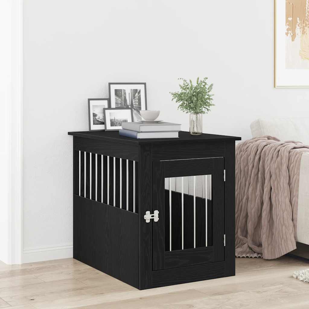 Hundebox-Möbel Schwarze Eiche 55 x 75 x 65 cm Holzwerkstoff
