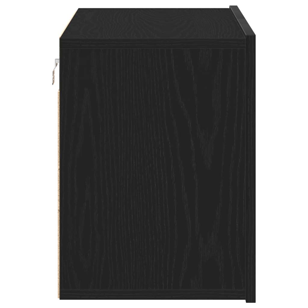 TV-Schrank Schwarze Eiche 80 x 30 x 41 cm Holzwerkstoff
