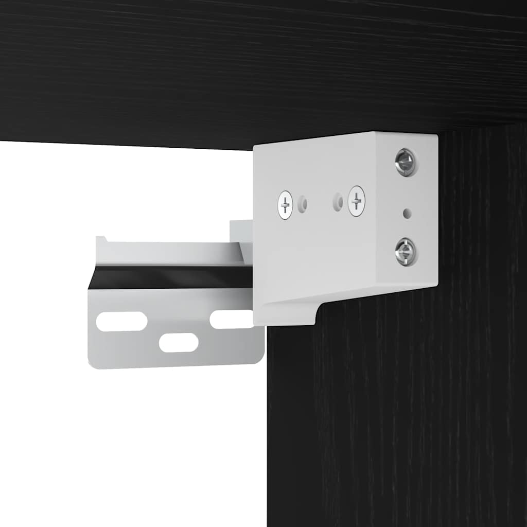 Badezimmer-Spiegelschrank Schwarze Eiche 60 x 16 x 60 cm Holzwerkstoff