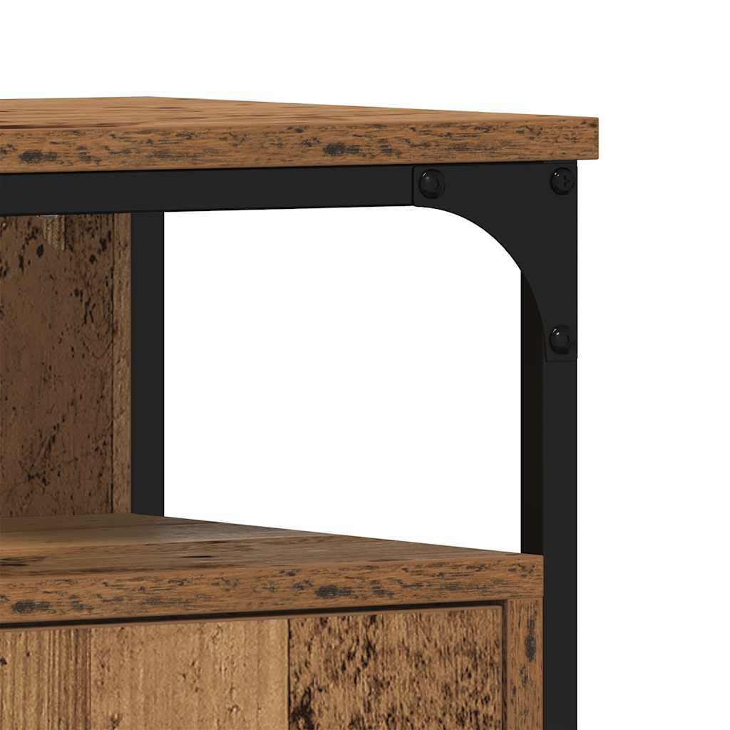 Waschbeckenunterschrank Altholz-Optik 60x30x60 cm Holzwerkstoff