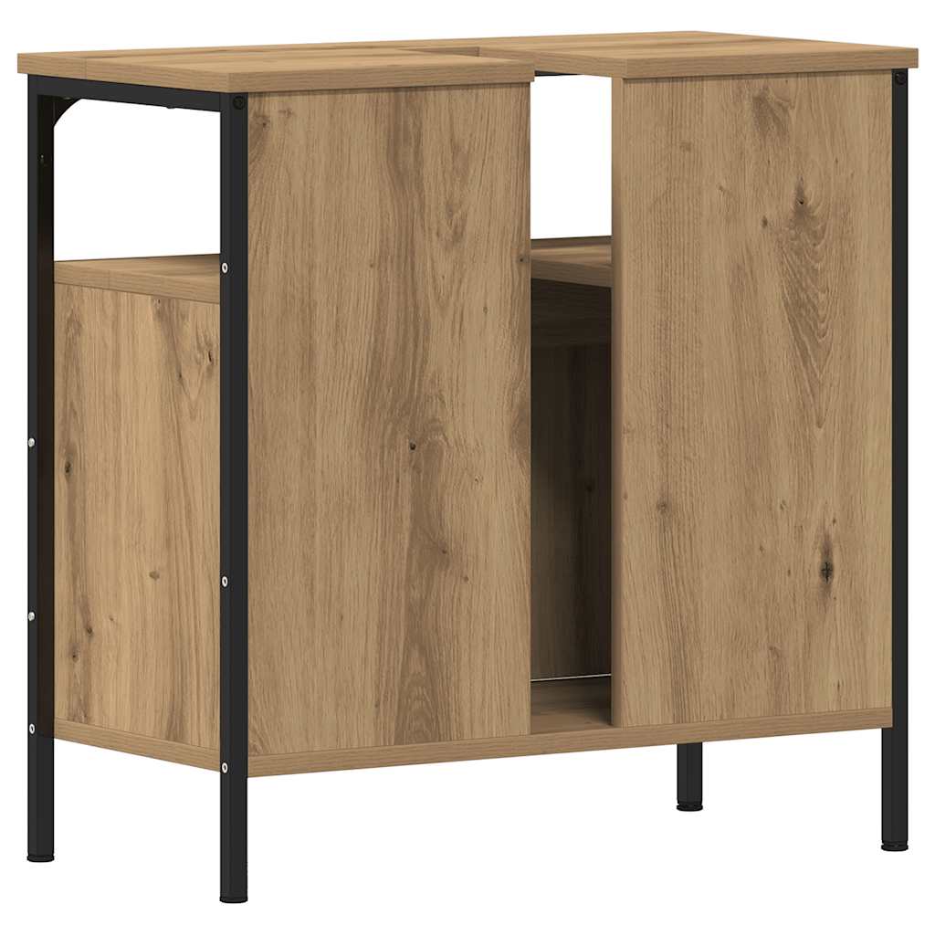 Waschbeckenunterschrank Artisan-Eiche 60x30x60 cm Holzwerkstoff