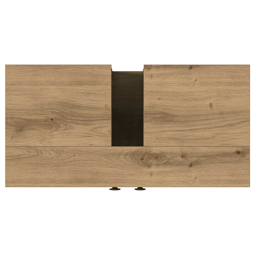 Waschbeckenunterschrank Artisan-Eiche 60x30x60 cm Holzwerkstoff