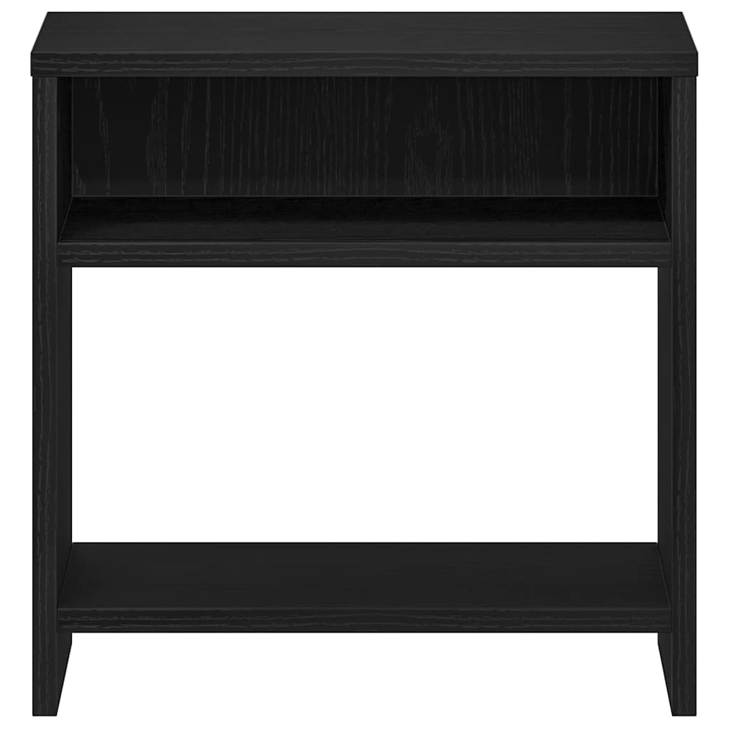 Nachttische 2Stk. Schwarz Eichen-Optik 40x30x40cm Holzwerkstoff