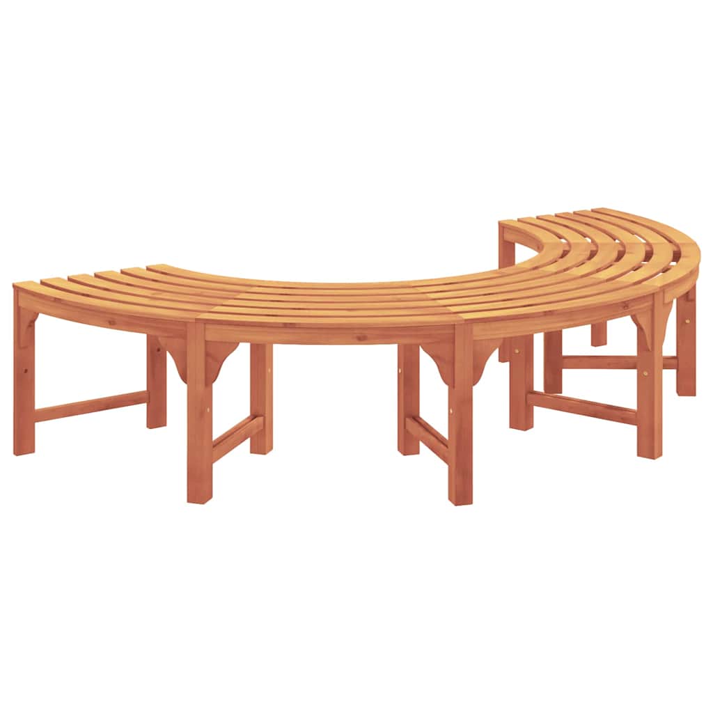 Baumbank 4-Sitzanzahl 210 x 80 x 45 cm Massives Eukalyptus Holz