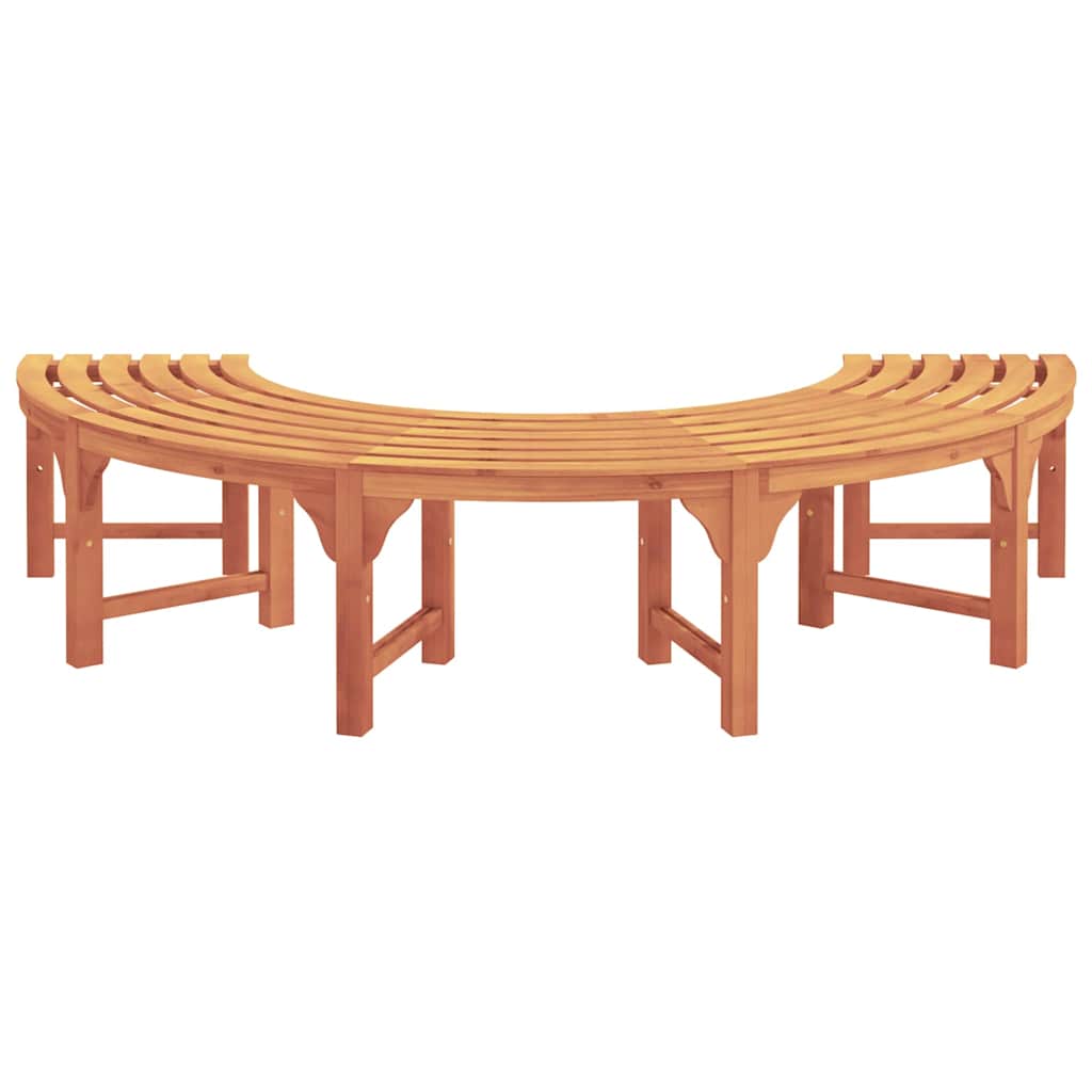 Baumbank 4-Sitzanzahl 210 x 80 x 45 cm Massives Eukalyptus Holz