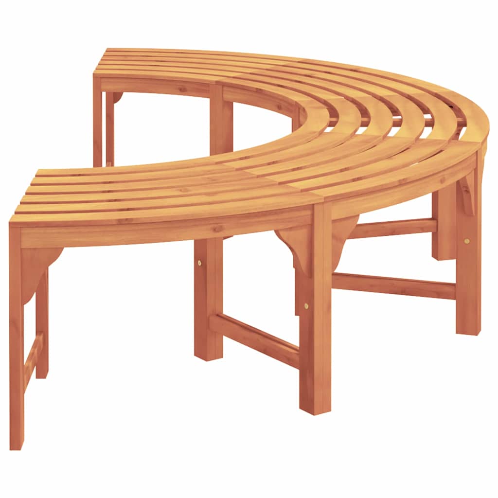 Baumbank 4-Sitzanzahl 210 x 80 x 45 cm Massives Eukalyptus Holz
