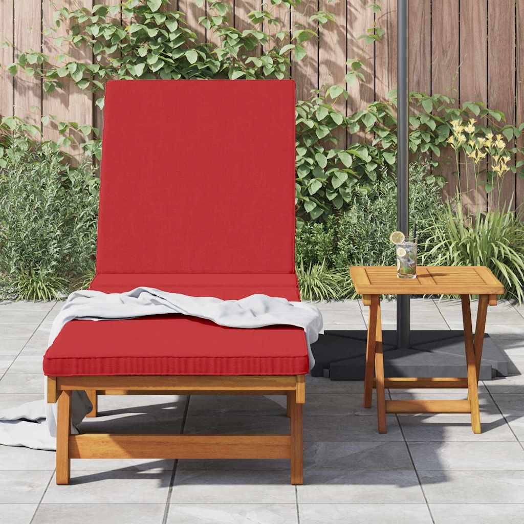 Sonnenliege Braun 199 x 63 x 85 cm Massivholz Akazie