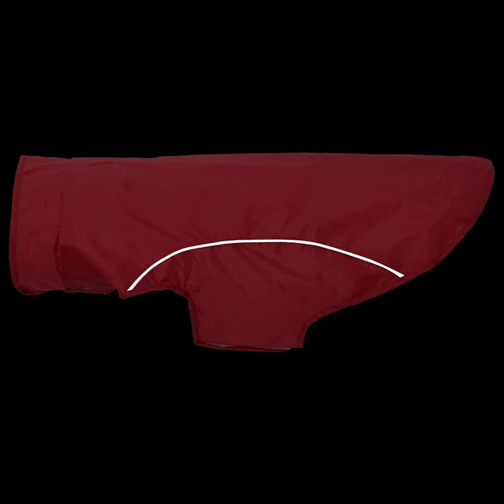 Hunde Regenmantel mit Reflexstreifen Polyester Rot 2XL