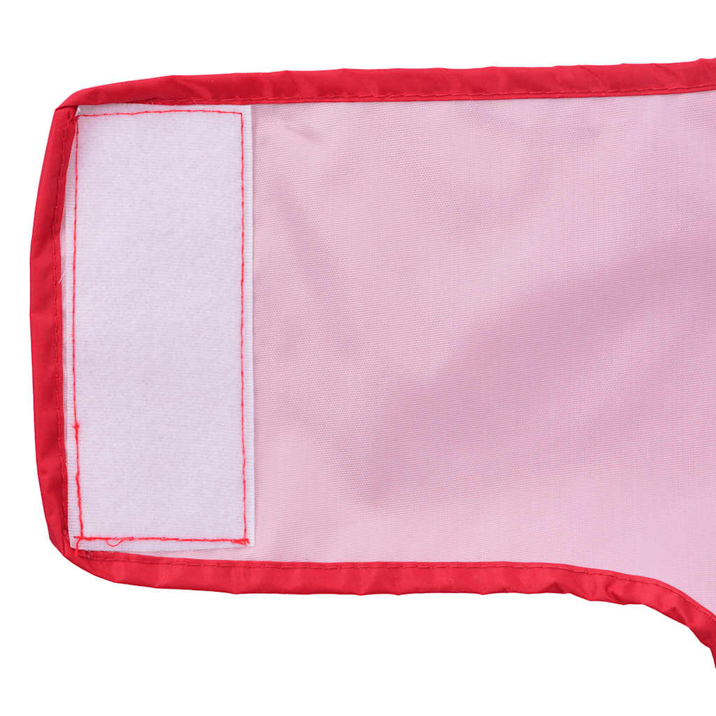 Hunde Regenmantel mit Reflexstreifen Polyester Rot 2XL