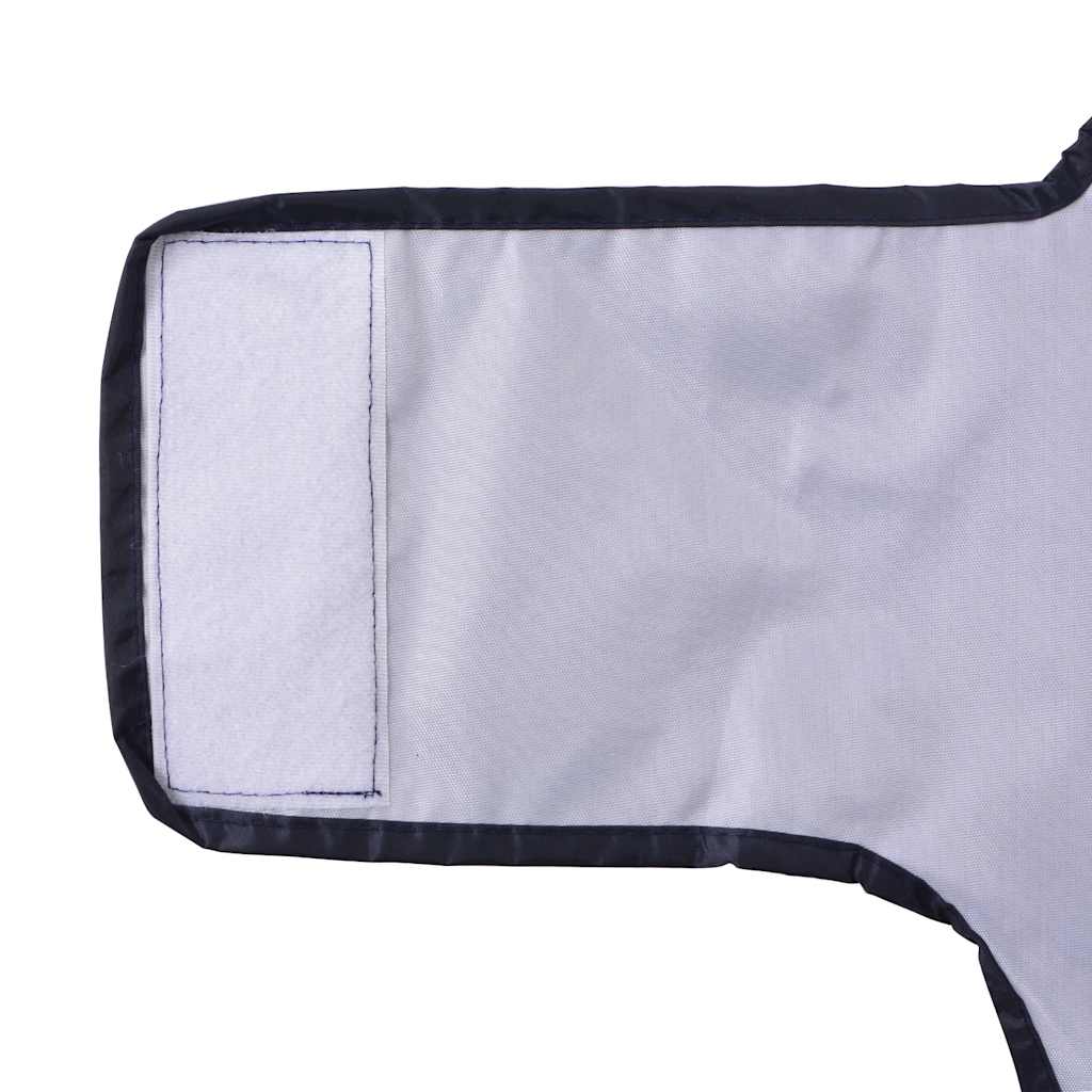 Hunde Regenmantel mit Reflexstreifen Polyester Marineblau M