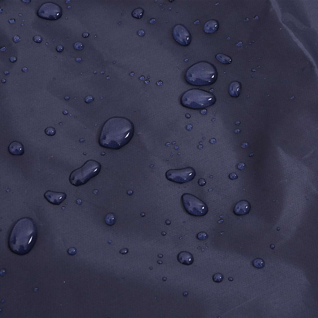 Hunde Regenmantel mit Reflexstreifen Polyester Marineblau L