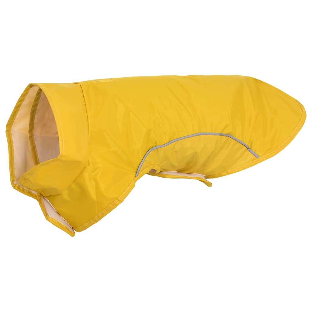 Hunde Regenmantel mit Reflexstreifen Polyester Gelb M