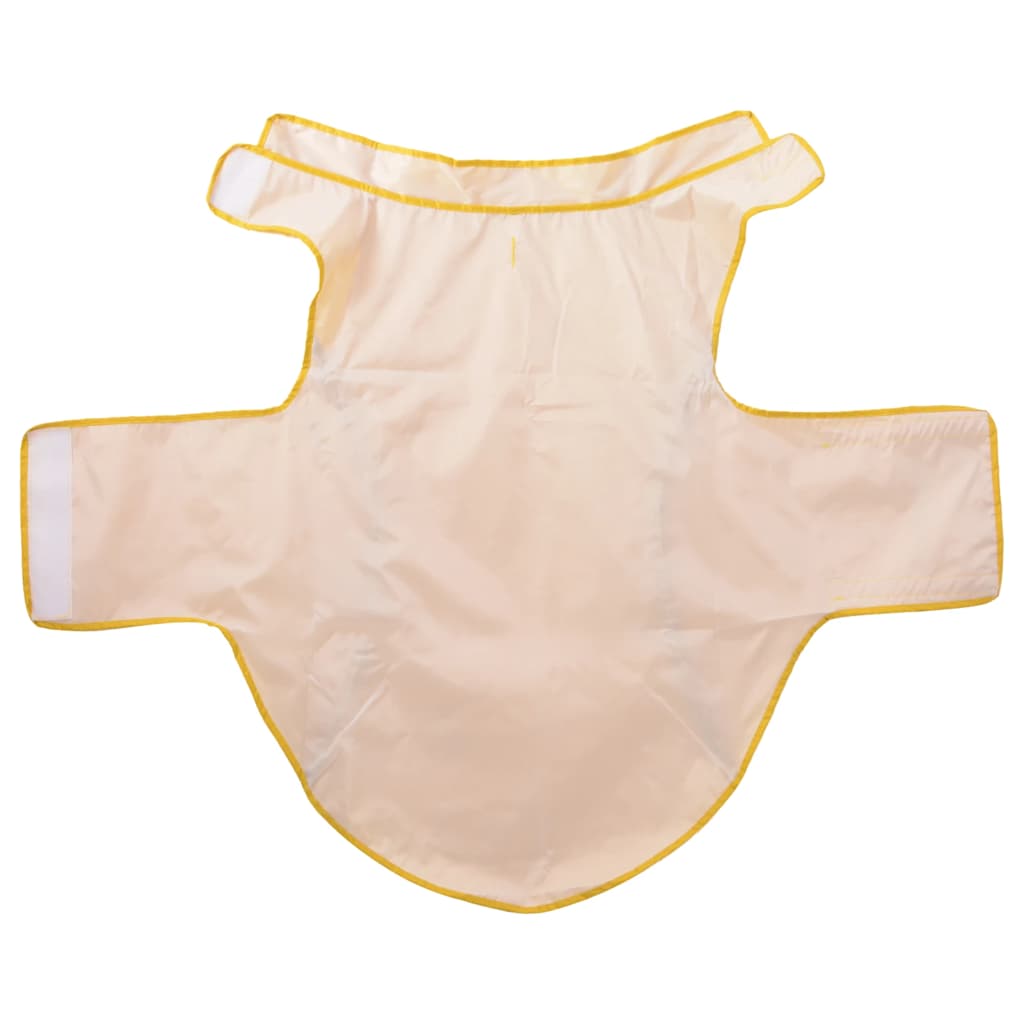 Hunde Regenmantel mit Reflexstreifen Polyester Gelb 3XL
