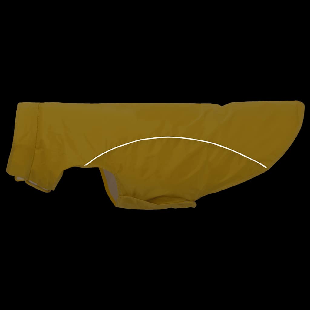 Hunde Regenmantel mit Reflexstreifen Polyester Gelb 3XL