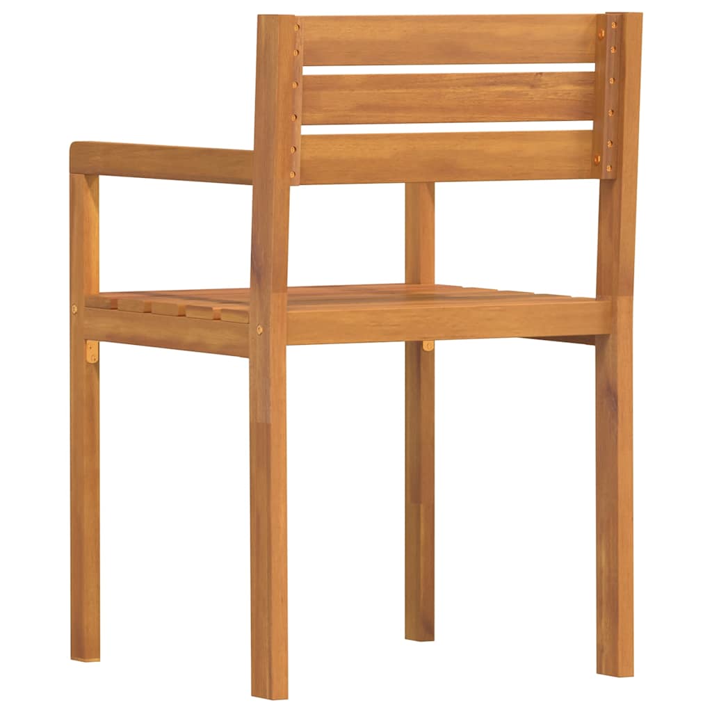 Gartenstühle 2 Stk. 50x53x80 cm Massivholz Akazie