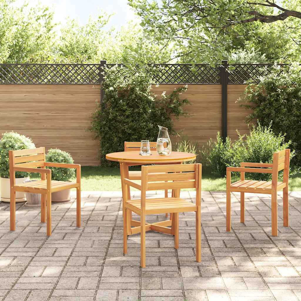 Gartenstühle 4 Stk. 50x53x80 cm Massivholz Akazie