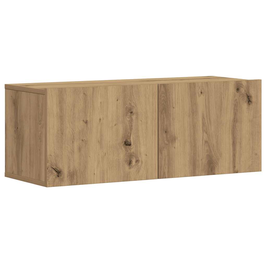 TV-Wandschränke 3 Stk. Artisan-Eiche Holzwerkstoff