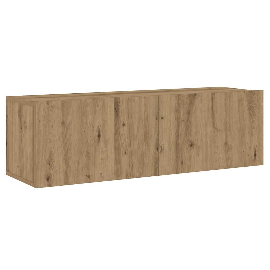 TV-Wandschränke 3 Stk. Artisan-Eiche Holzwerkstoff