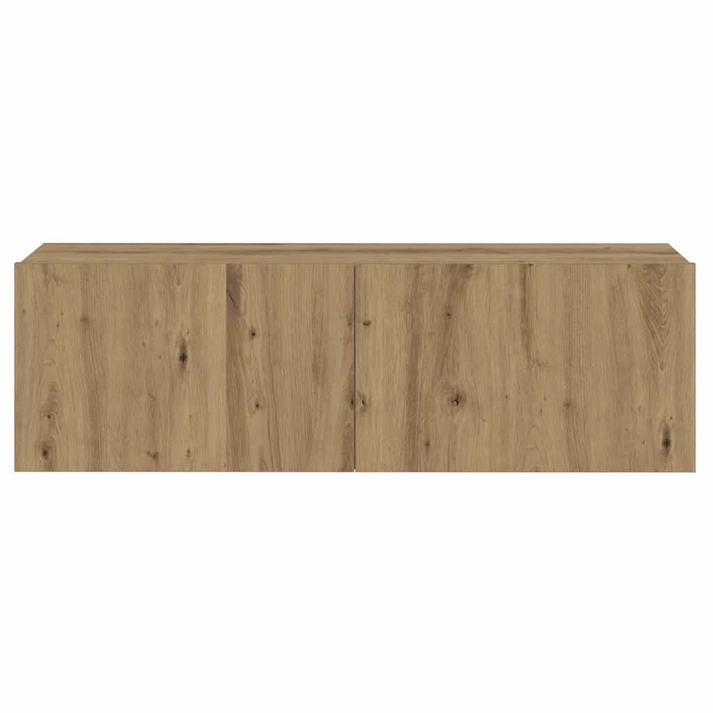 TV-Wandschränke 3 Stk. Artisan-Eiche Holzwerkstoff