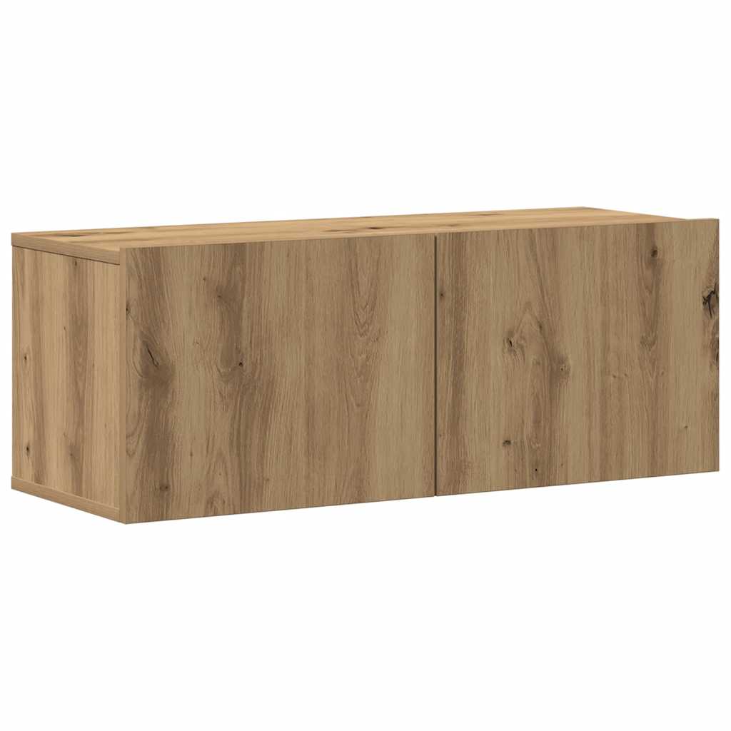 TV-Wandschränke 4 Stk. Artisan-Eiche Holzwerkstoff