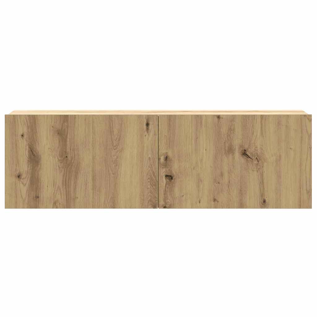 TV-Wandschränke 3 Stk. Artisan-Eiche 100x30x30 cm Holzwerkstoff