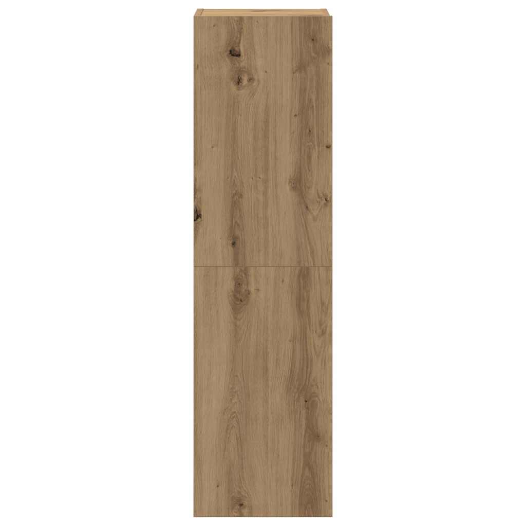 3-tlg. TV-Schrank-Set Wandmontage Artisan-Eiche Holzwerkstoff