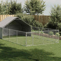 Outdoor-Hundezwinger mit Auslauf 7x3x1,9 m Verzinkter Stahl