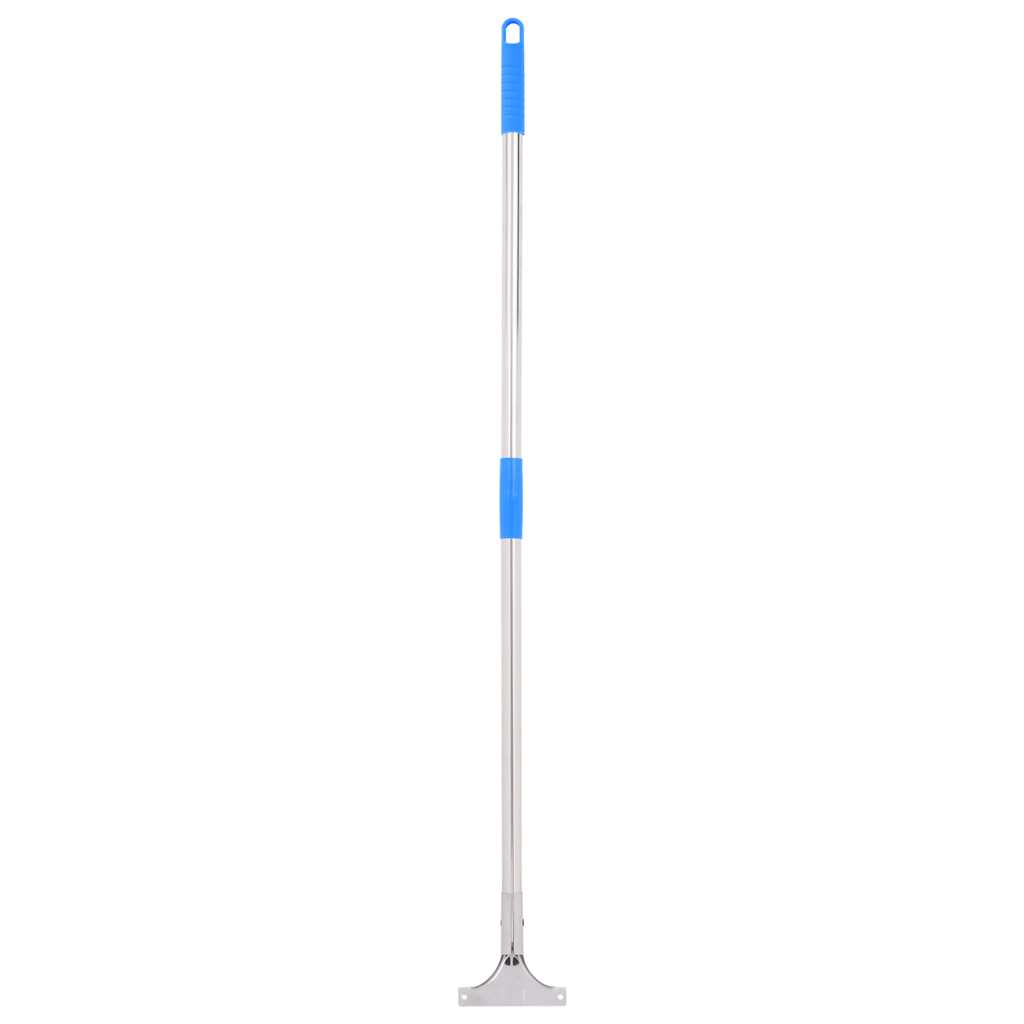Wasserschieber mit Stiel 75x122,5 cm Stahl und Gummi
