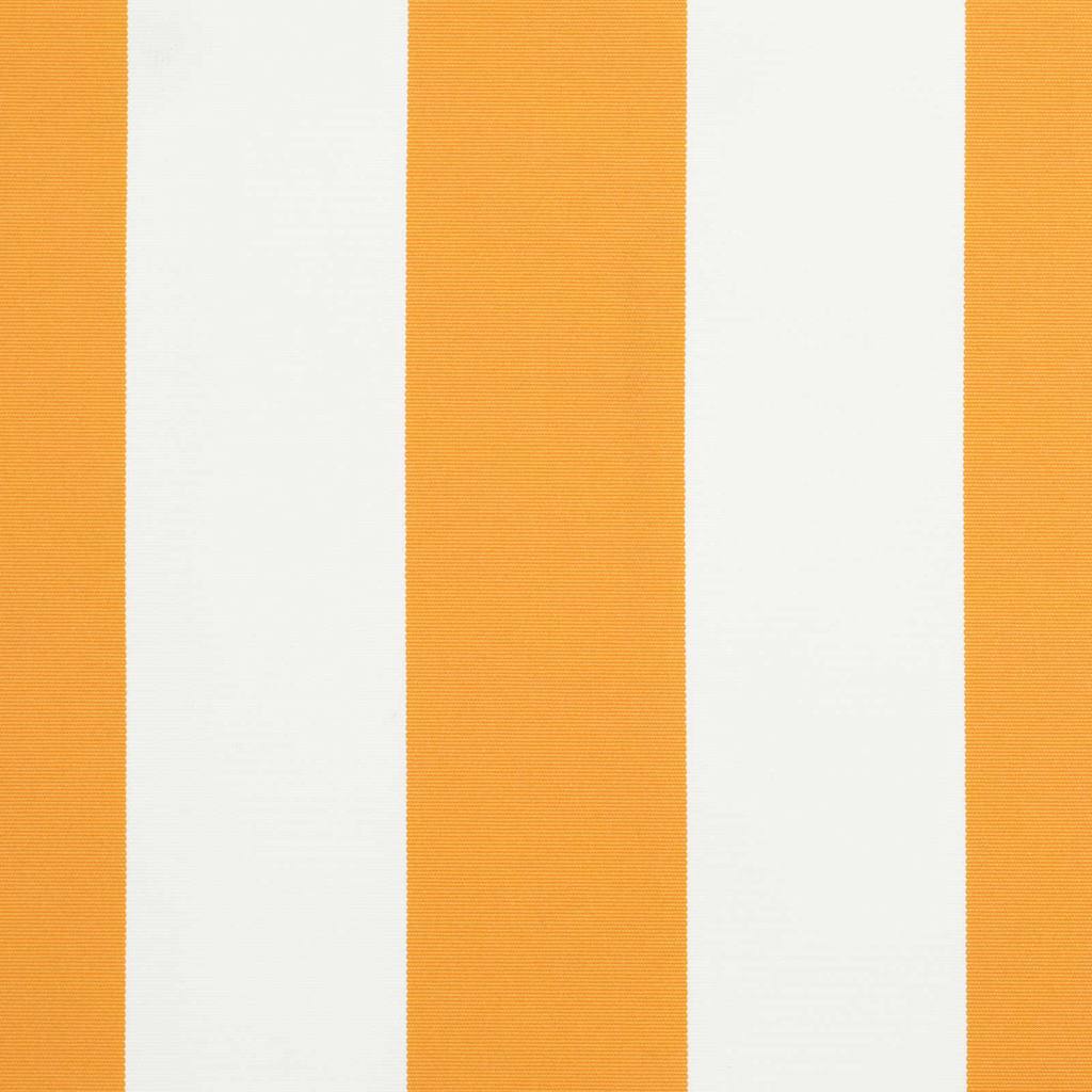 Markisenersatzstoff Gelb und Weiß 2,5 x 2 m Polyester