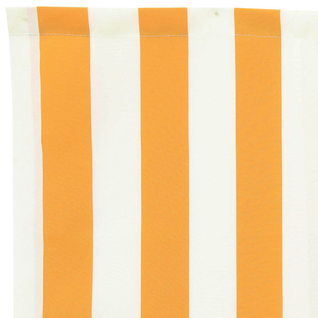 Markisenersatzstoff Gelb und Weiß 3 x 2 m Polyester