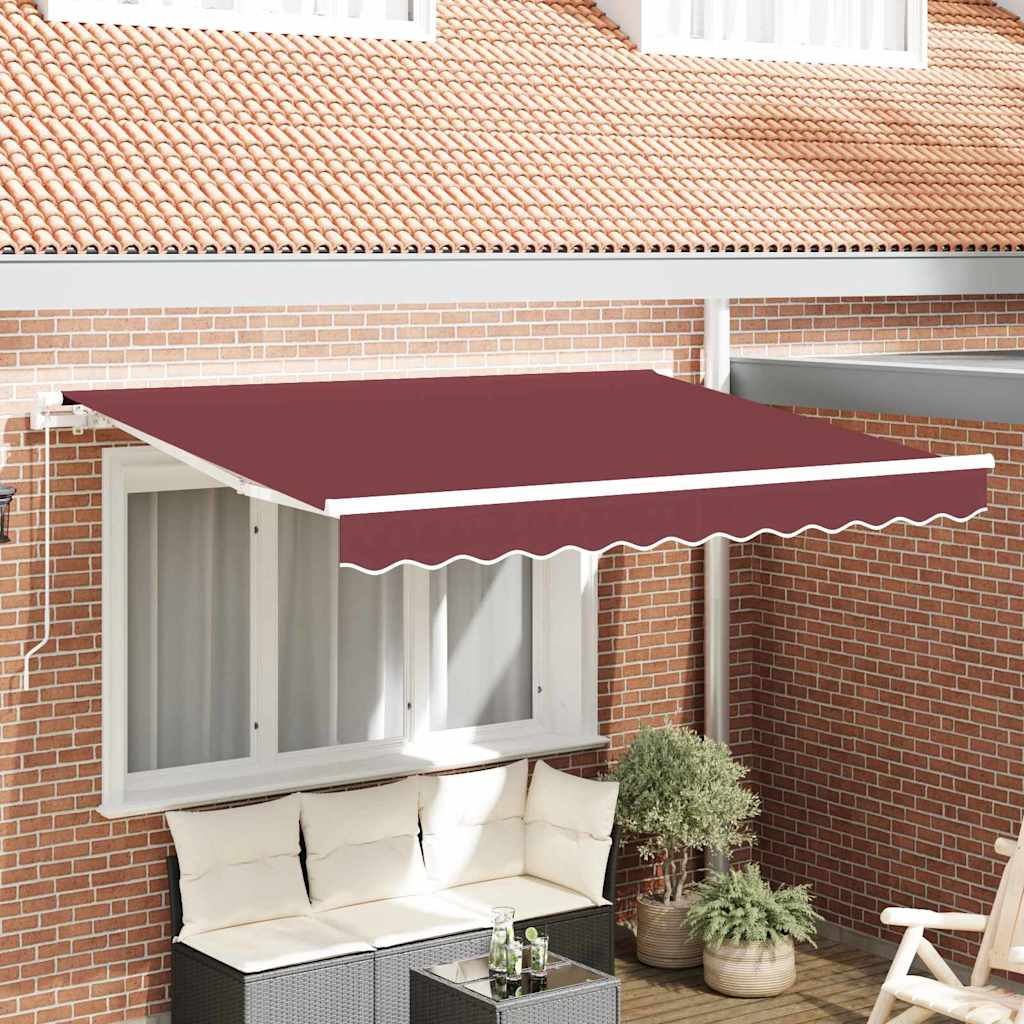 Markisenersatzstoff Bordeauxrot 2,5 x 2 m Polyester