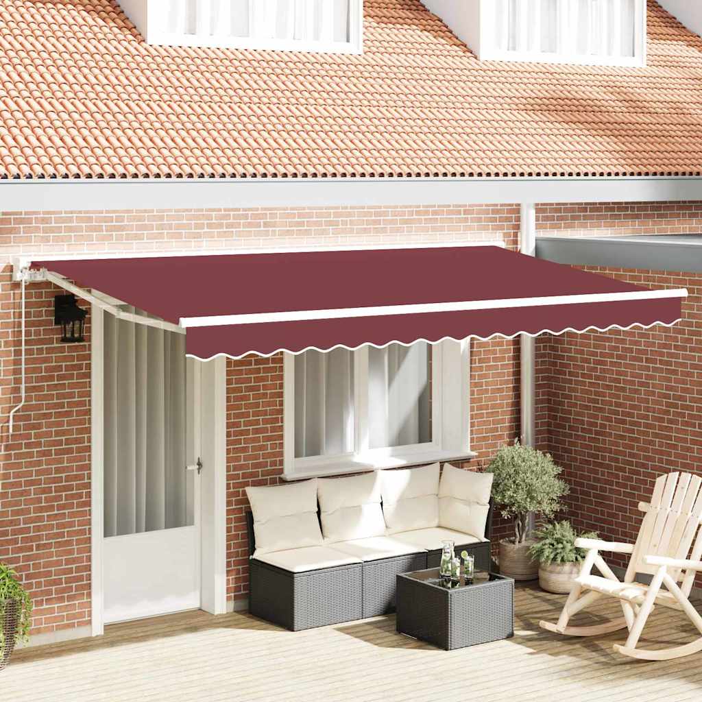 Markisenersatzstoff Bordeauxrot 4 x 2 m Polyester